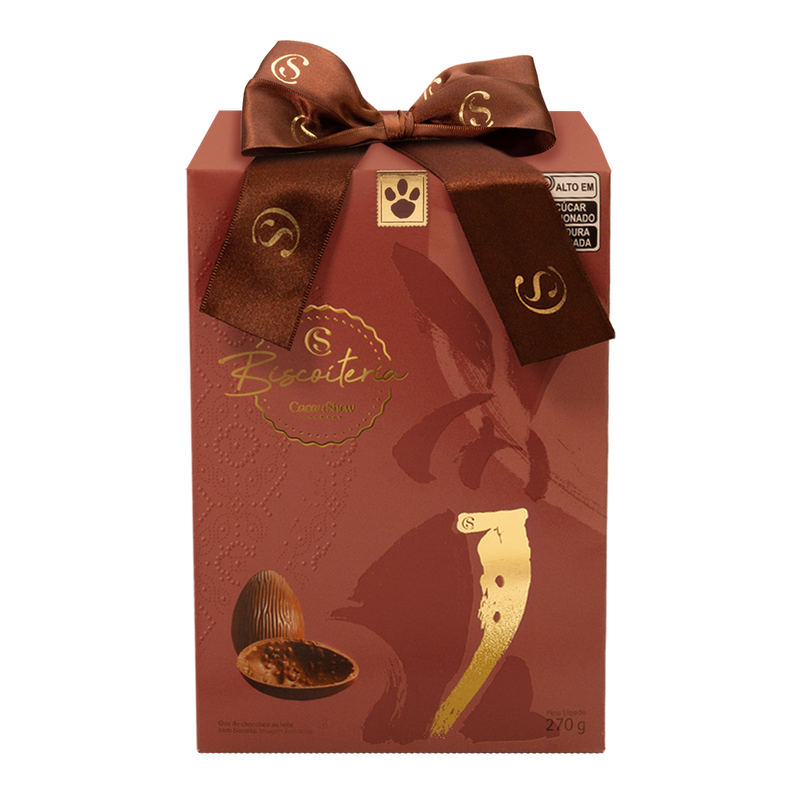 Ovo de Páscoa Biscoiteria ao Leite 270g
